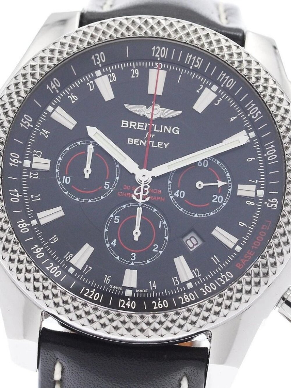 BREITLING Bentley Vernate A25368 Chronograph black Dial Automatic Men's_959440